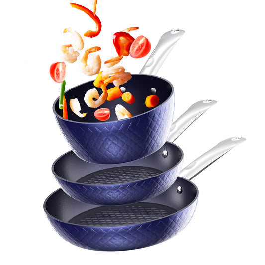 Non Stick Frying Pan Set of3