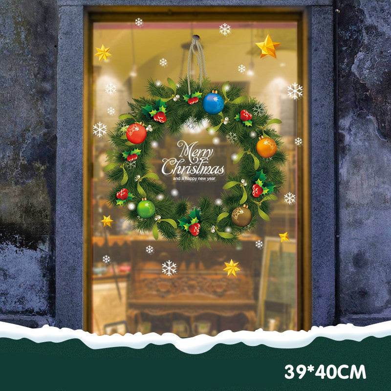 Holiday Window Glass Door Wall Stickers - Shop Jobie