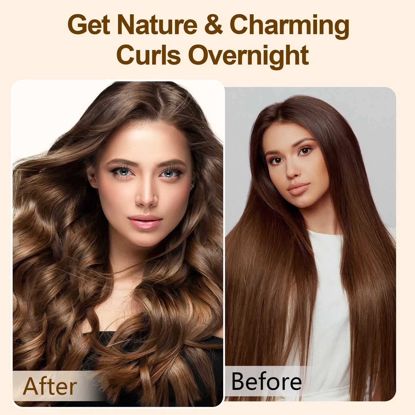 Zero Effort Satin Heatless Hair Curler