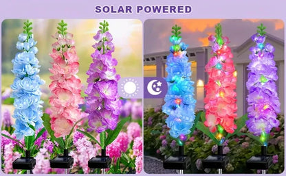 Hyacinth Flower Solar Color-Changing Garden Lights