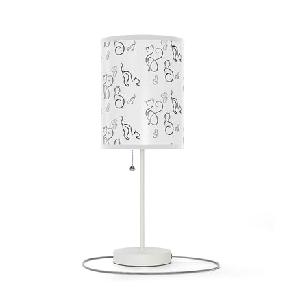 Stylish Desk Lamp - Modern Black and White Cats Design - Shop Jobie