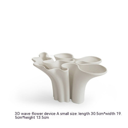 Modern Minimalistic Abstract Art Ceramic Vase