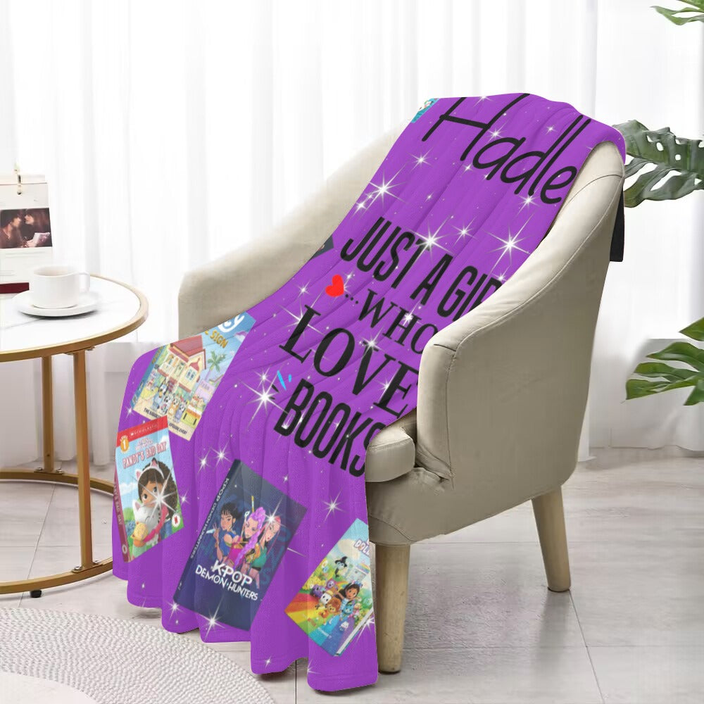 Kids Cozie Hug Books! Blanket - Personalized!
