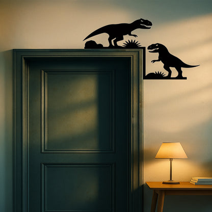 Silhouette -  Dinosaur Doorway Arch Wall Decor