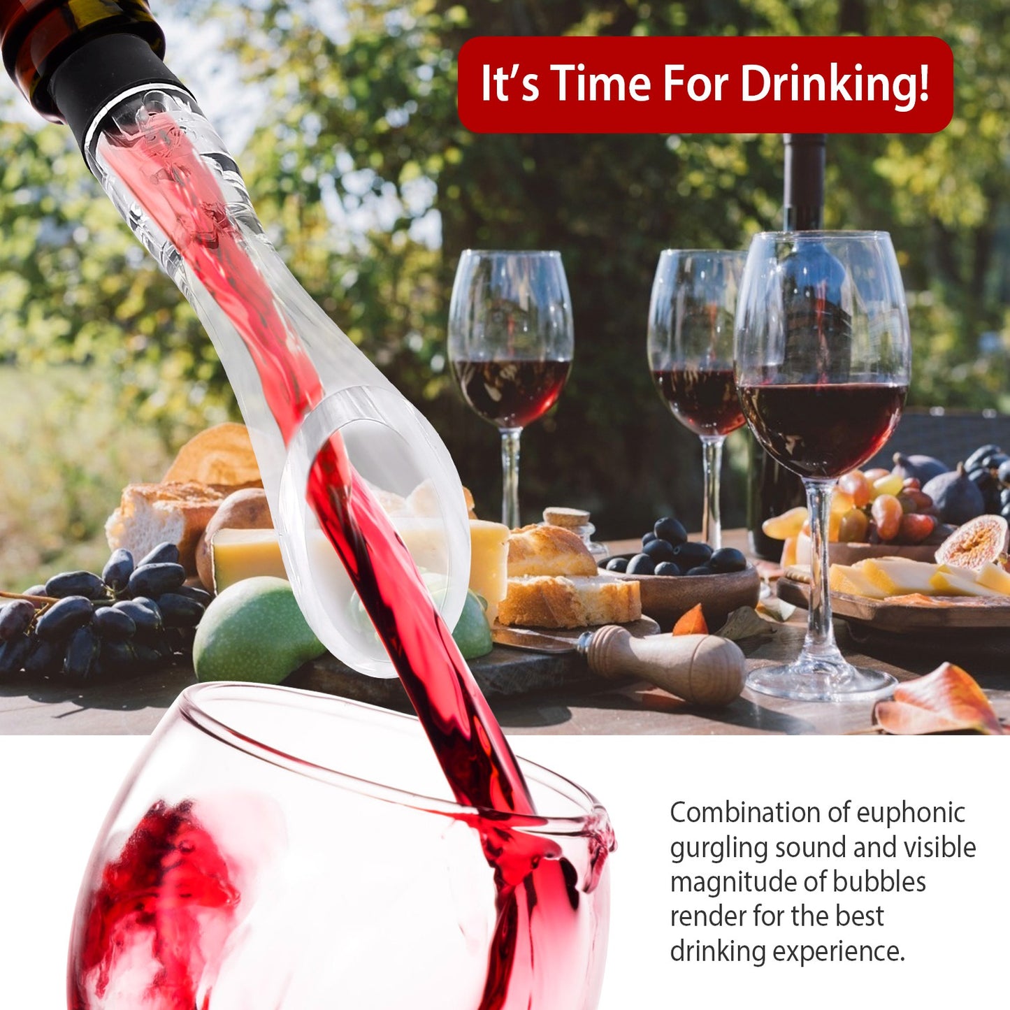 Smart Air Intake Wine Aerator Pourer Spout