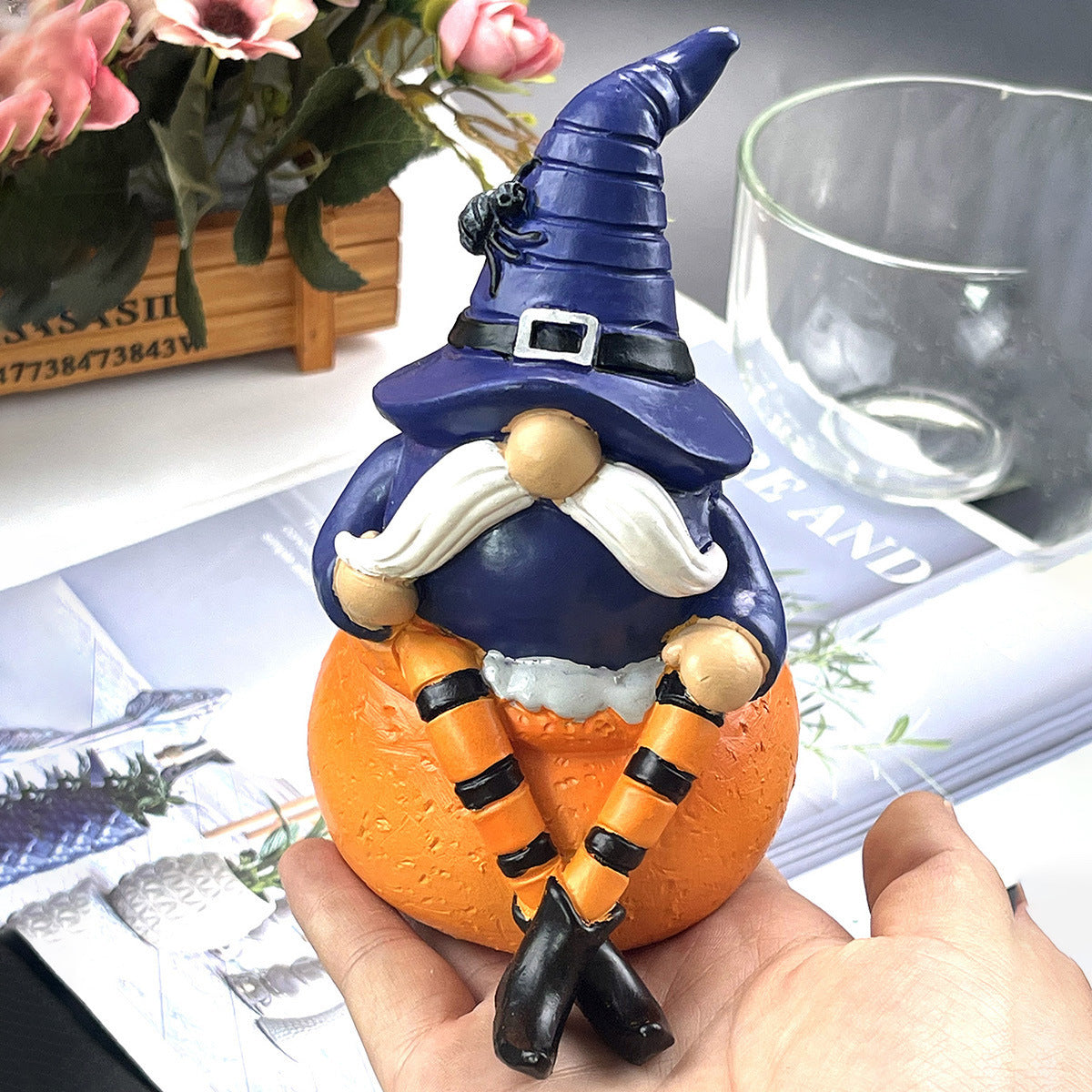 Halloween Pumpkin Gnome