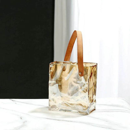 Handbag Glass Vase Design - Shop Jobie