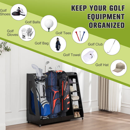 Golf Bag Storage Rack