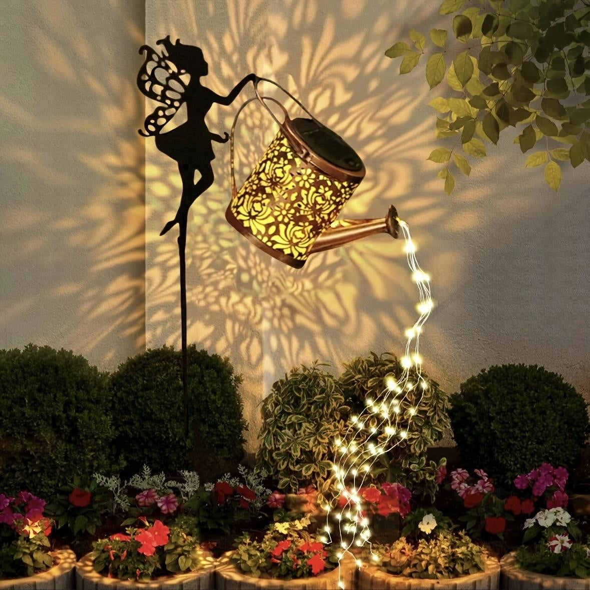 Magical Fairy Solar Lighted Watering Can