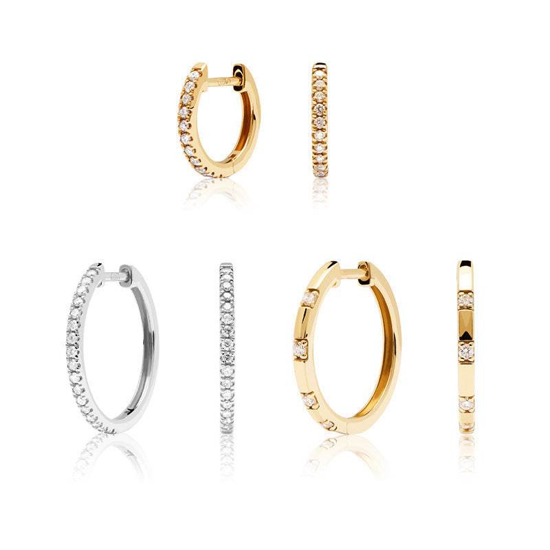 925 Sterling Silver Hoop Earrings - Shop Jobie