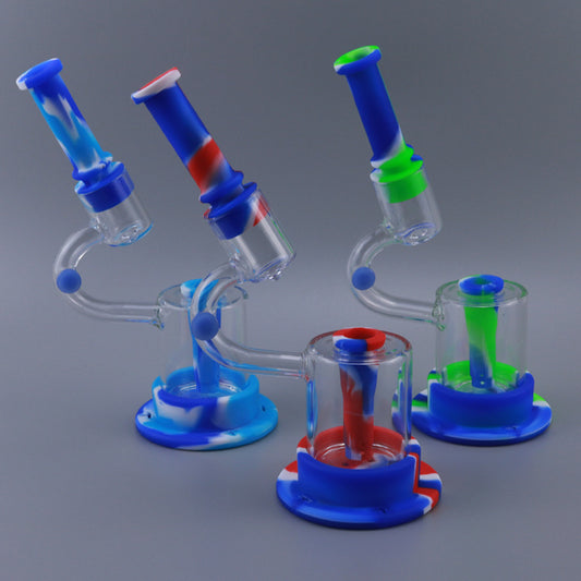 Microscope Tobacco Pipe Glass With LED Light