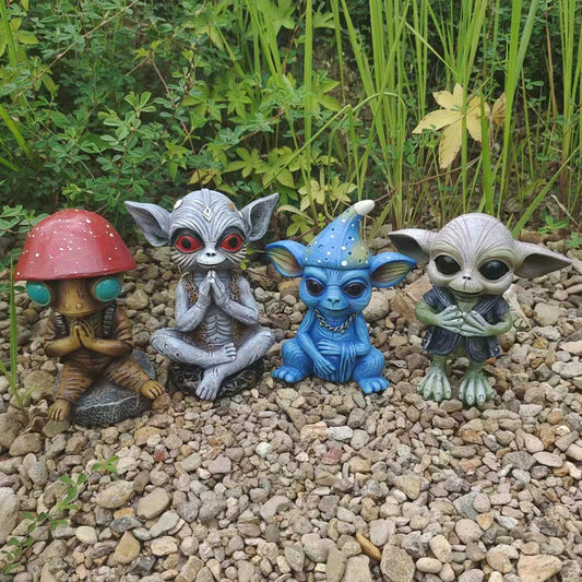 Alien Garden Statue