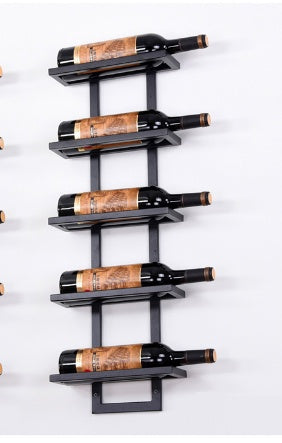 Modern Iron Wall-mounted Wine Holder