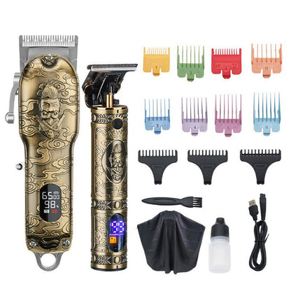 Retro Electric Hair Clipper Set