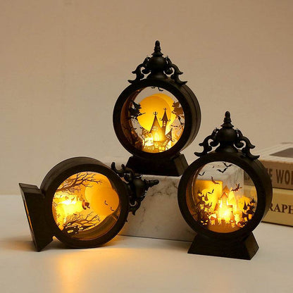 Halloween LED Hanging or Standing Spooky Candlelight Decor - Shop Jobie