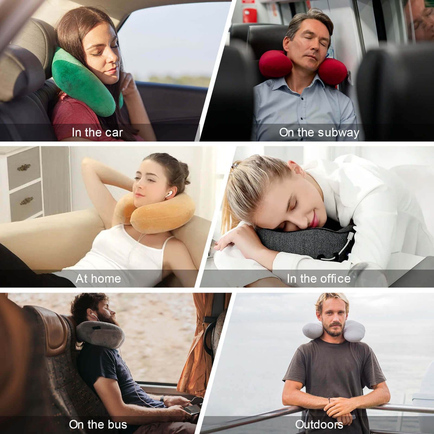 U-Shaped Travel Neck Pillow - Shop Jobie
