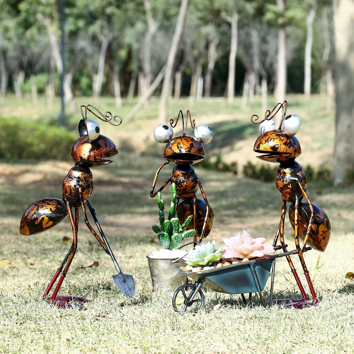 Metal Ant Garden Iron Art