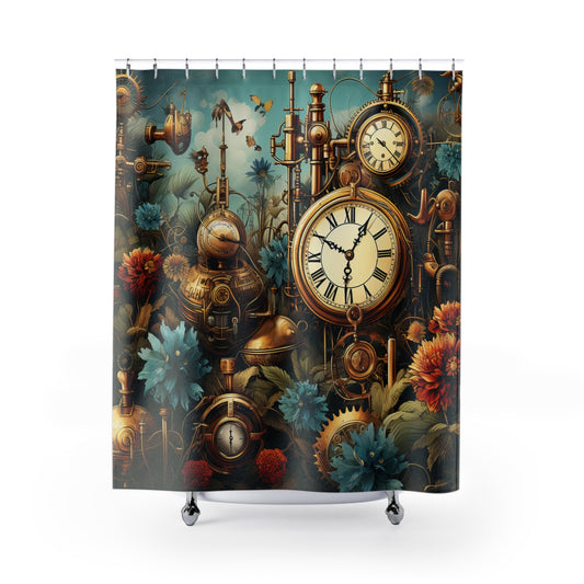 Steampunk Shower Curtain