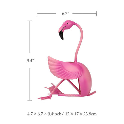 Flamingo Wrought Iron Wine Rack