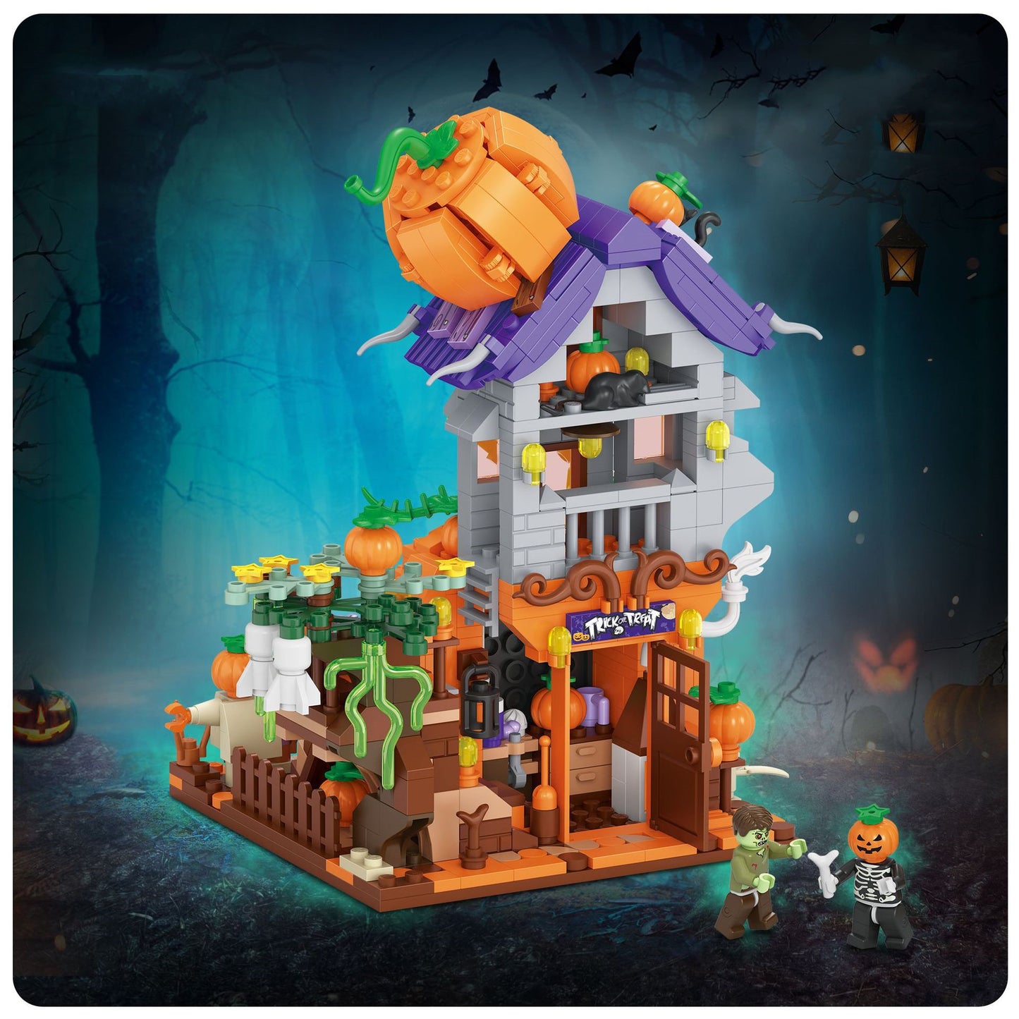 Building Blocks Halloween Puzzle