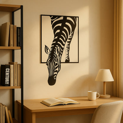 Modern Zebra Wall Art Decor