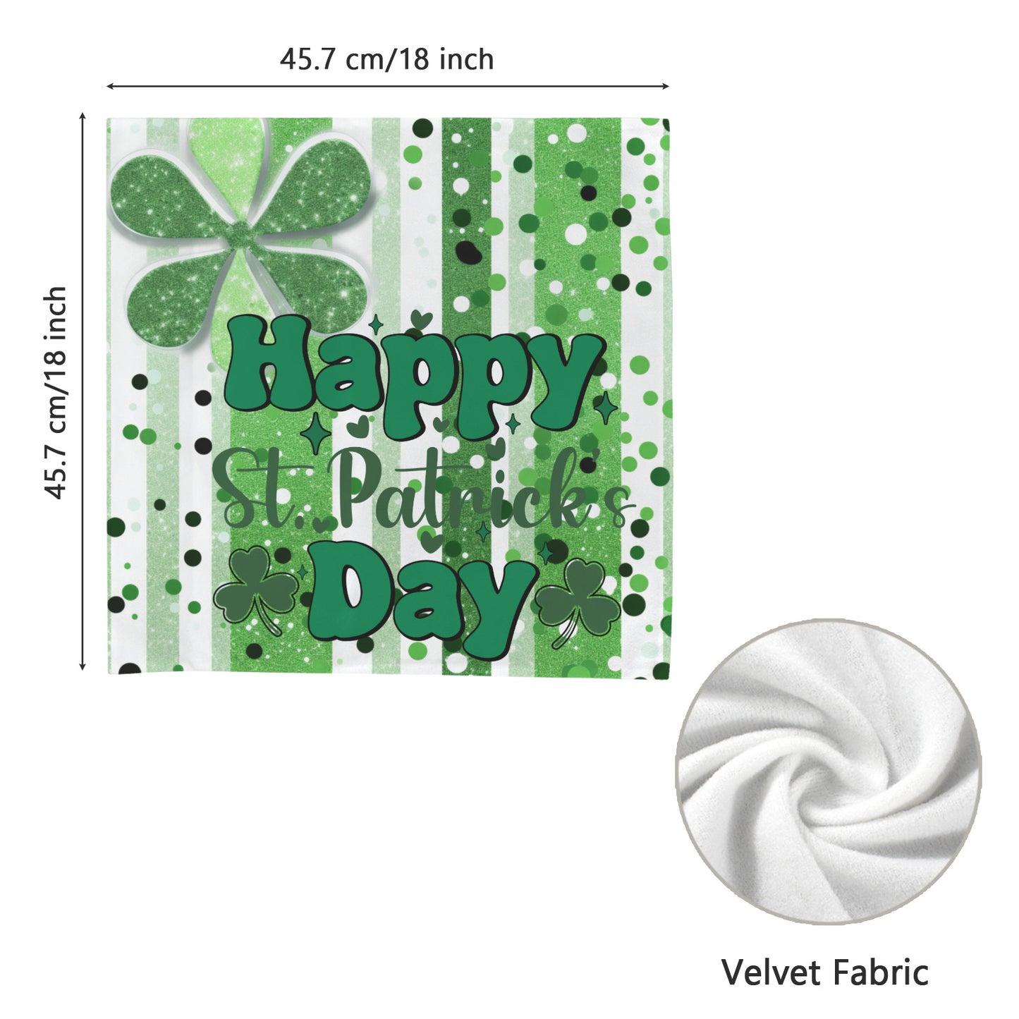 Display a Little Luck - St. Pat's Pillow Cover