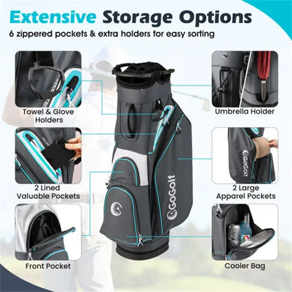 14-Way Premium Golf Cart Bag