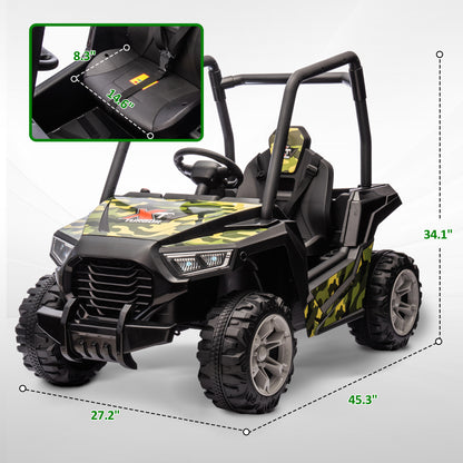 Camo-Style 12V Electric Off-Road 4 x 4