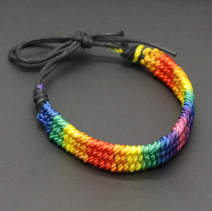 LGBT+ Seven Color Rainbow Bracelet