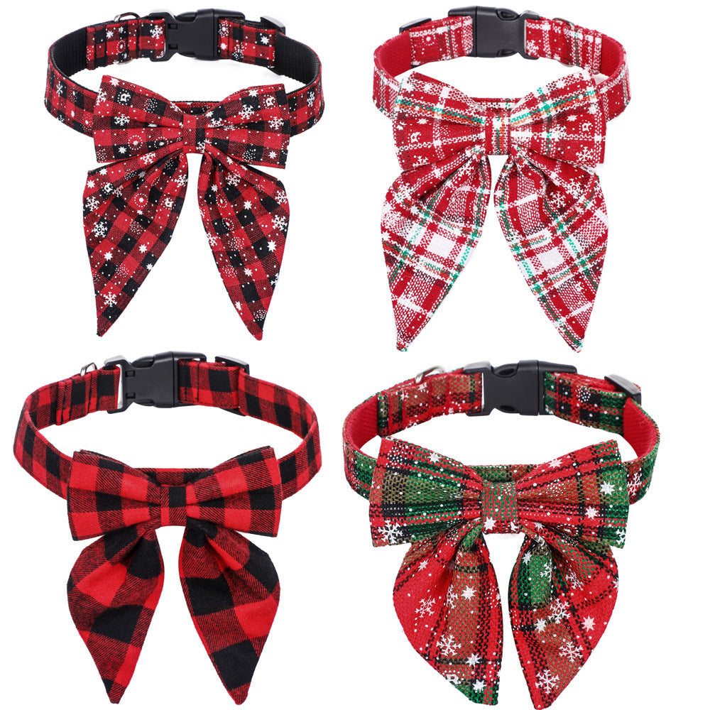 British Style Dog Collar Bow Tie