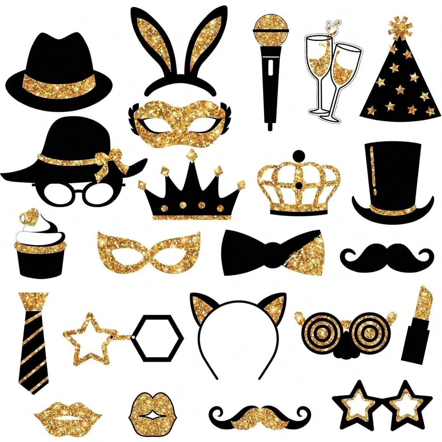 24pc  Party Props!  New Year - Graduation - Bridal & More!