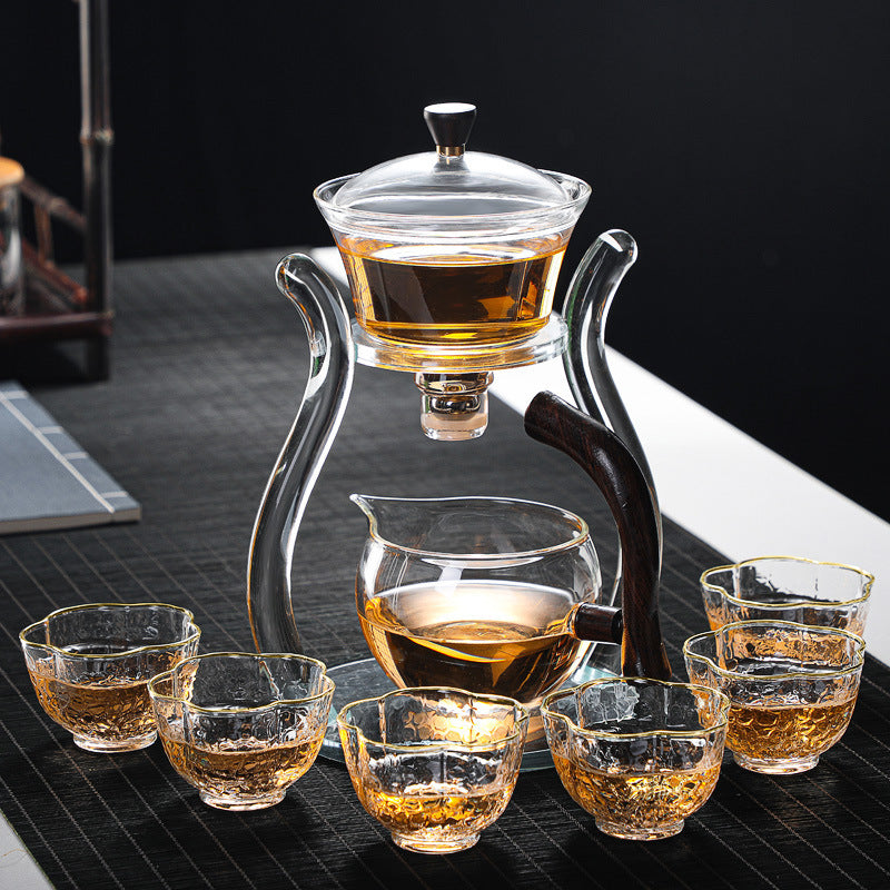 Semi-automatic Glass Tea Set