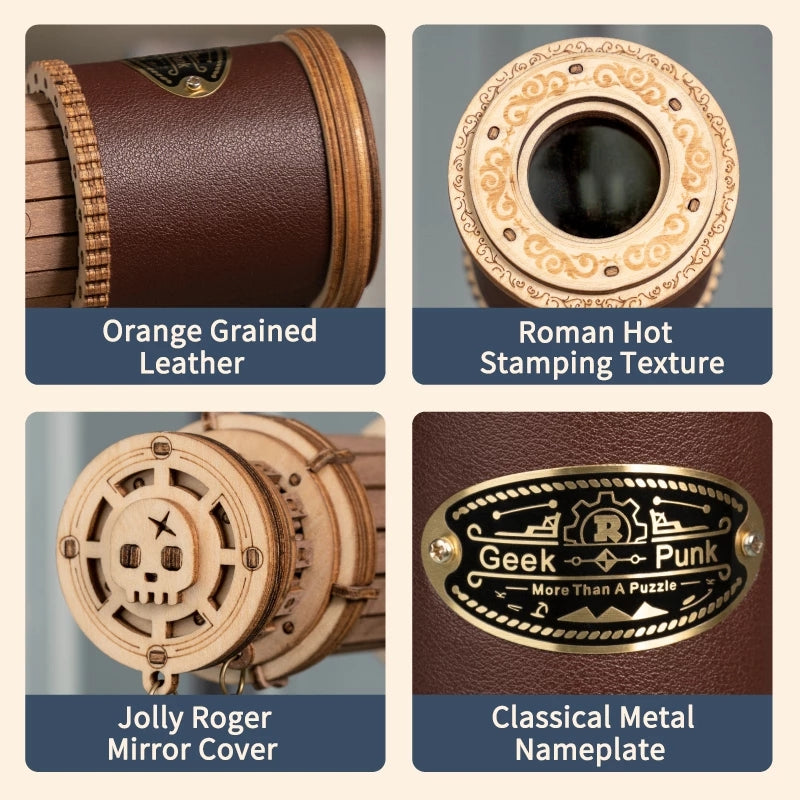 3D Wooden Puzzle - Monocular Telescope 314pcs