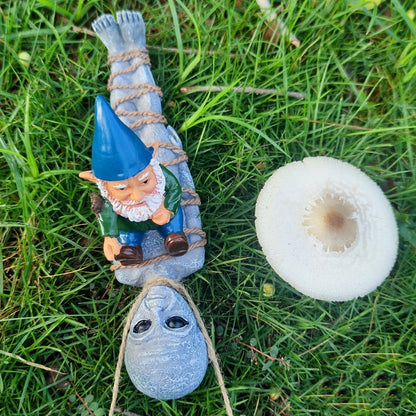 Funny Outdoor Gnomes and Alien