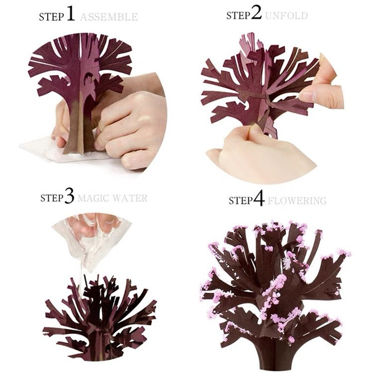 DIY Paper Experiment - Magic Cherry Blossom Tree