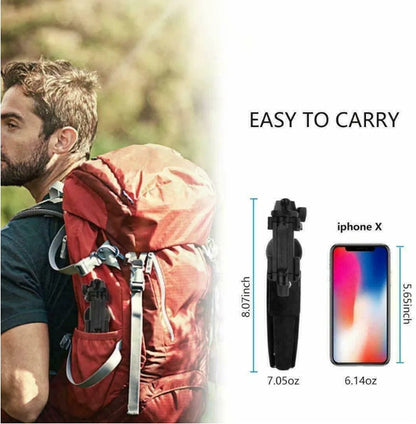 Selfie Stick Tripod w/Detachable Bluetooth Remote