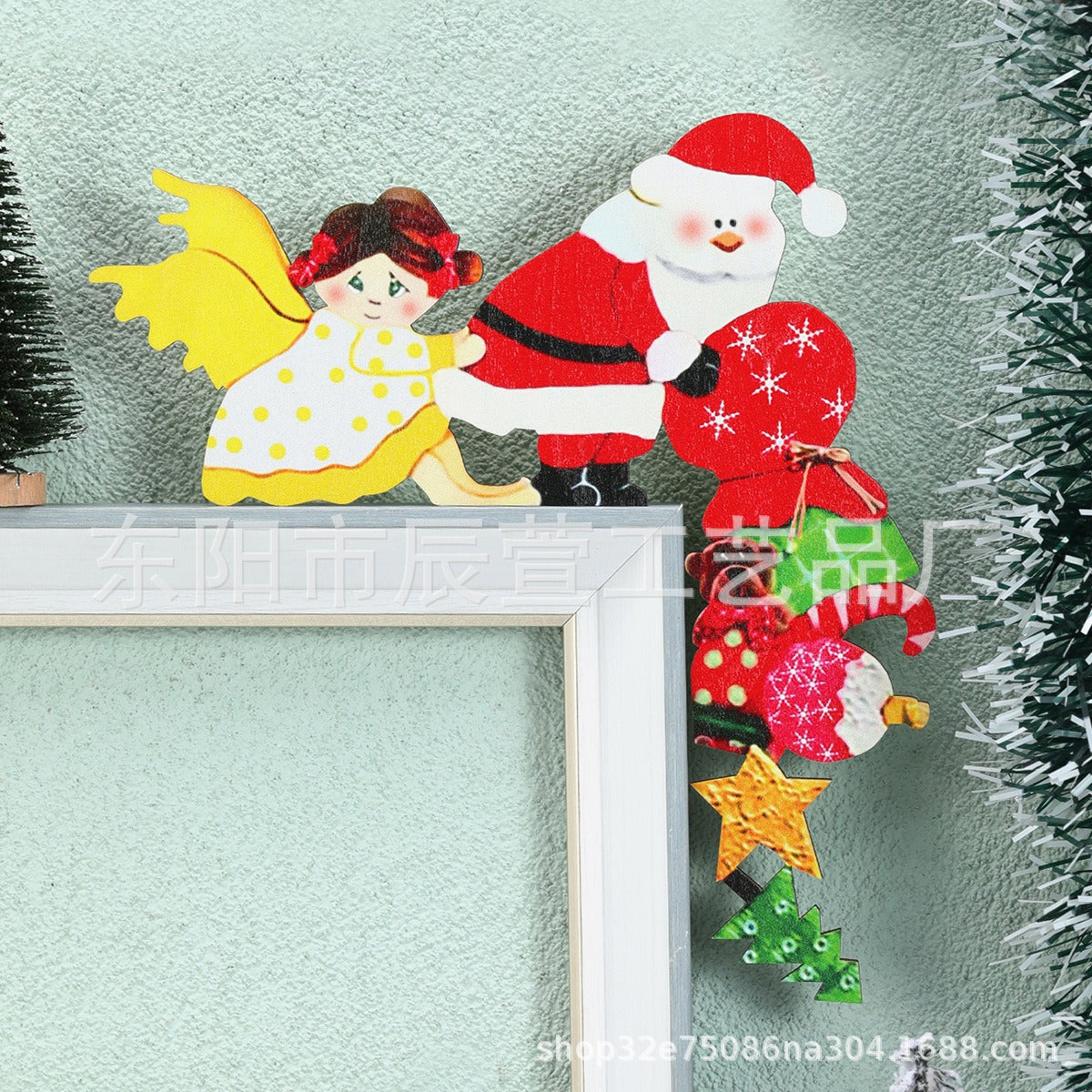 Christmas Corner Door Frame Decoration