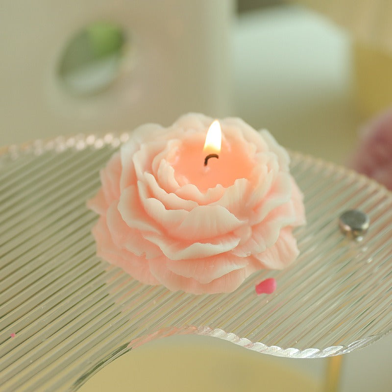 Peony Shaped Aromatherapy Candle