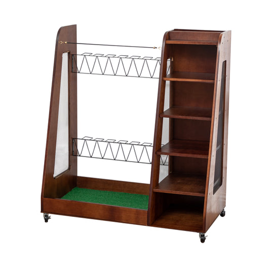 Brown 2-Golf Bag Organizer