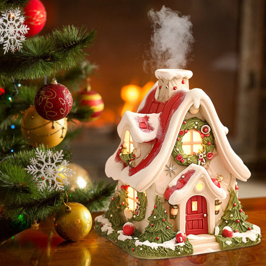 Mini Snow House Incense Burner
