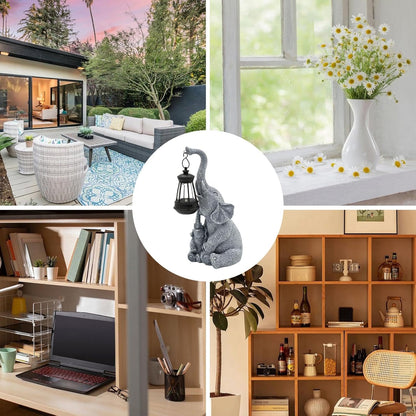 Elephant Solar Powered Garden Decor