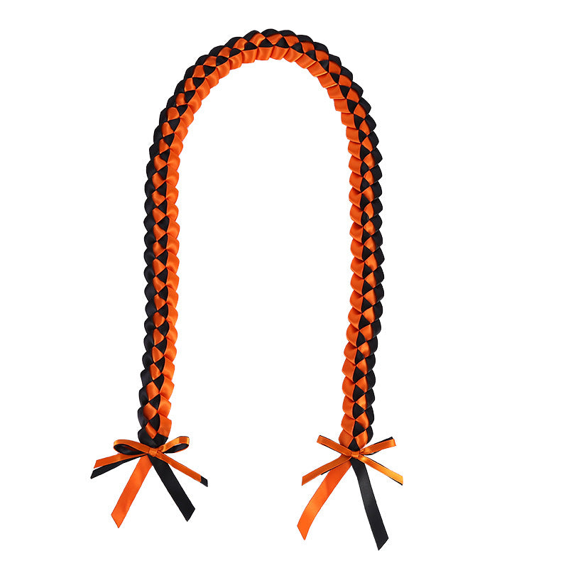 Double Layer Graduation Ribbon Garland Braided Lanyard