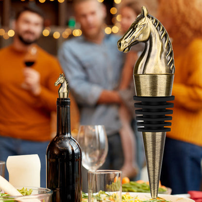 Luxury Horse Head Wine Bottle Stopper