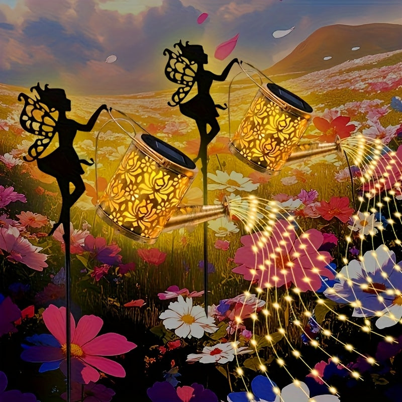 Magical Fairy Solar Lighted Watering Can