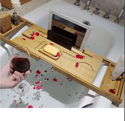 Luxury Bath Tray w/Phone Holder