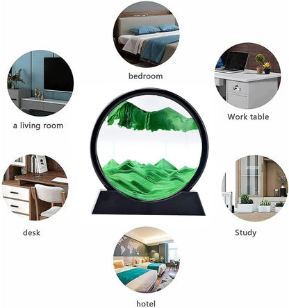 3D Desktop Liquid Motion Sand Art