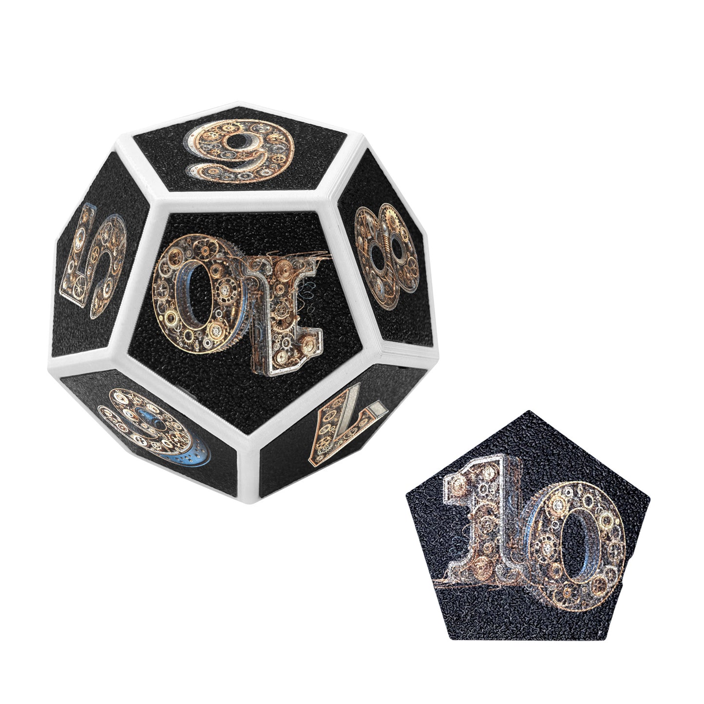 Personalize...   3D Printed 12-Sided Gaming Dice