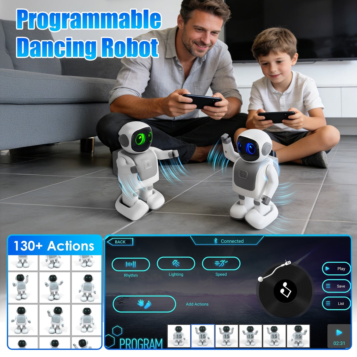 AI Dancing Robot - Smart Interactive, Learning & Entertainment Toy
