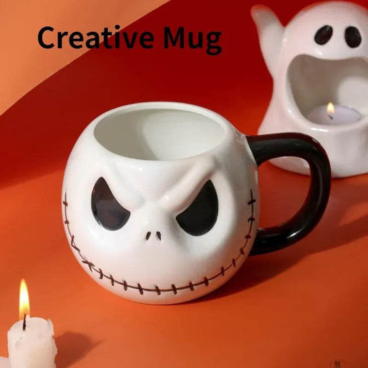 Day of the Dead Jack-O'-Lantern Ceramic Mug - Shop Jobie