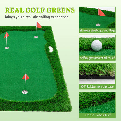 10x5 FT Golf Putting Green Golf Training Mat